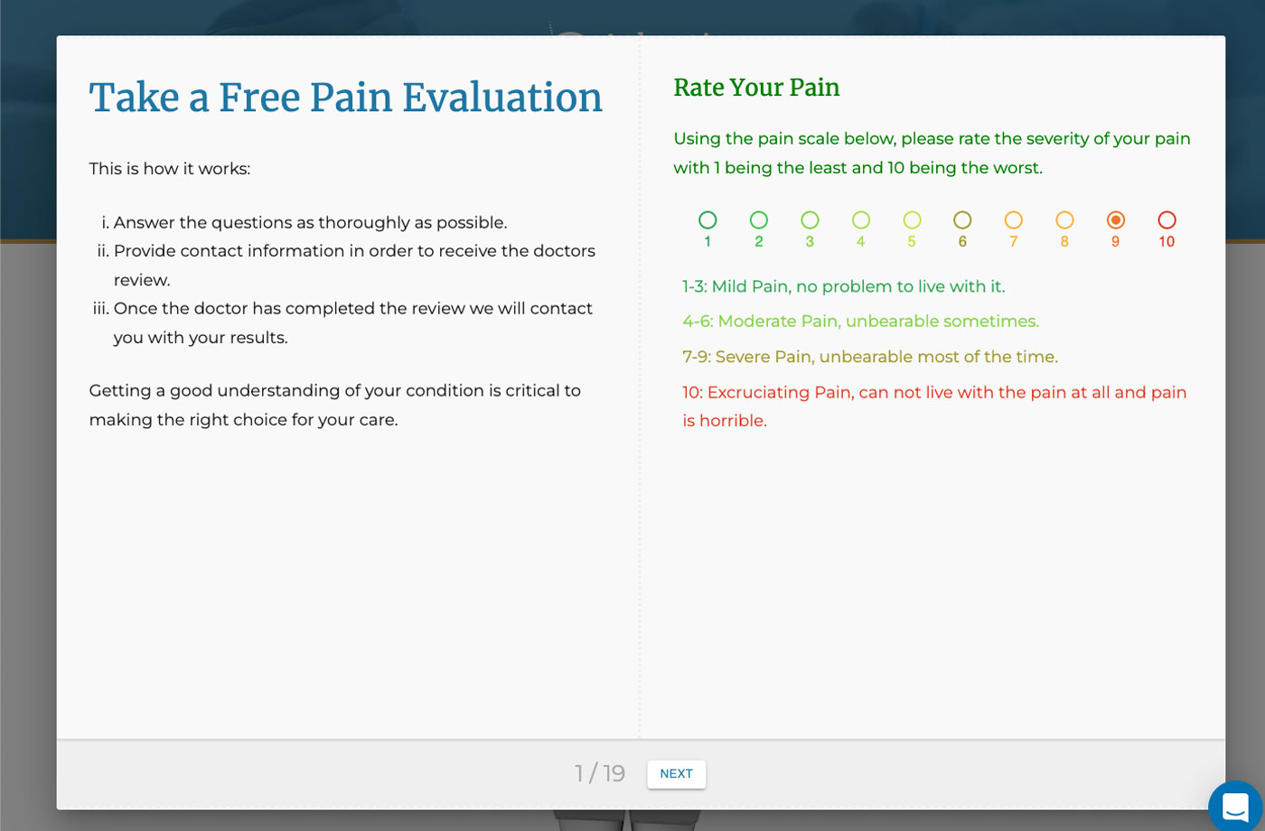 Pain Evaluation